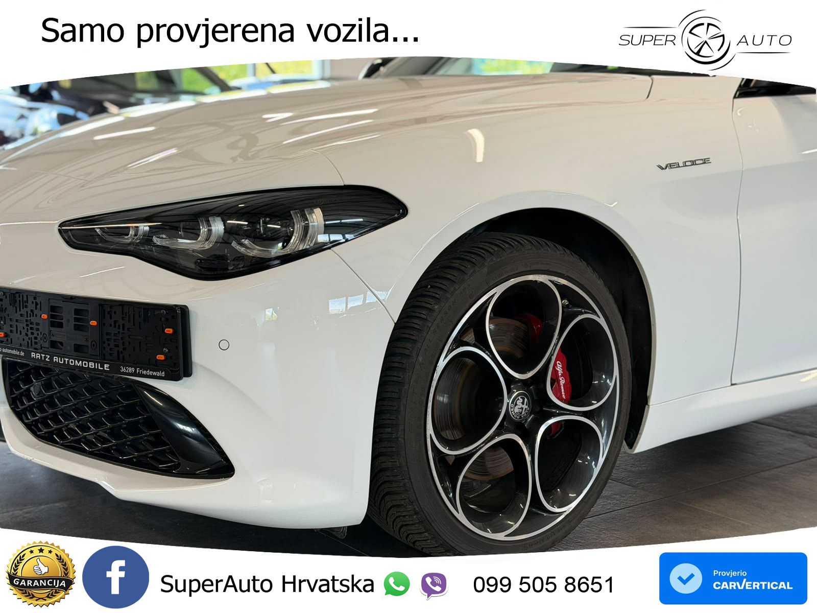 Alfa Romeo Giulia 2.0 Turbo (280 KS) Q4 Automatic LED+GR SJED+ACC
