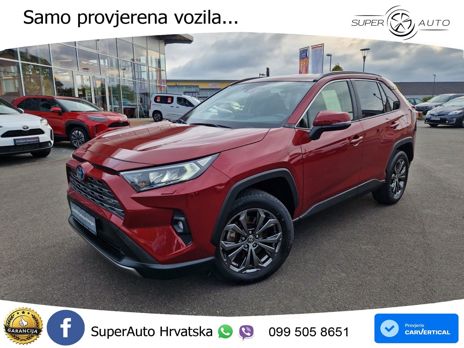 Toyota RAV4 2.5 (218 KS) Hybrid e-CVT Team D LED+GR SJED+ACC