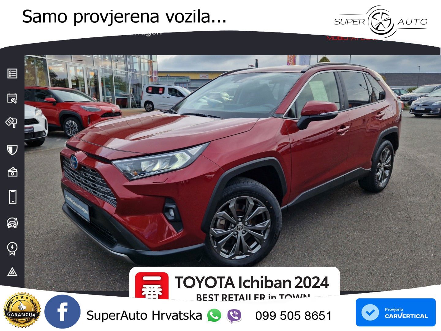 Toyota RAV4 2.5 (218 KS) Hybrid e-CVT Team D LED+GR SJED+ACC