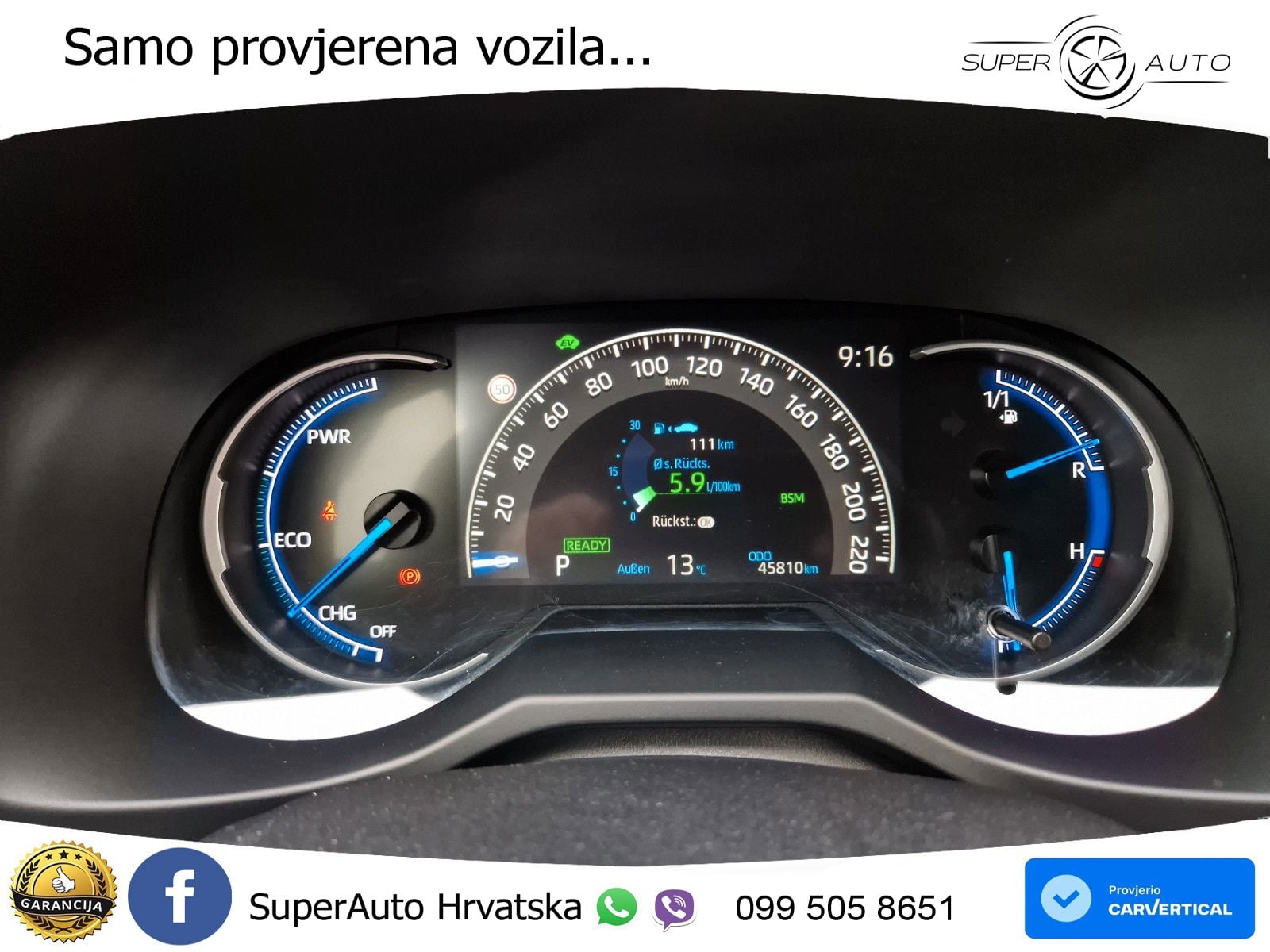 Toyota RAV4 2.5 (218 KS) Hybrid e-CVT Team D LED+GR SJED+ACC