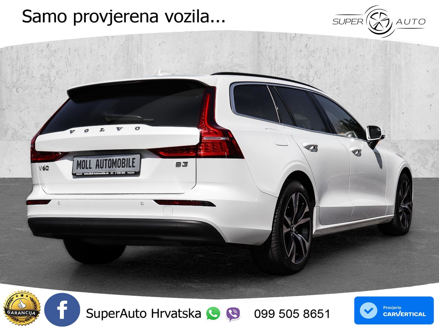 Volvo V60 2.0 B3 DCT LED+GR SJED+ACC