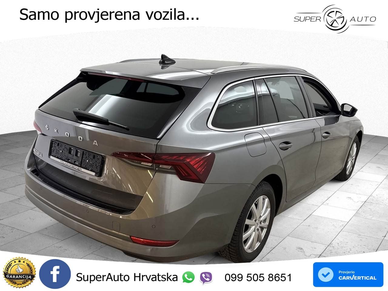 Škoda Octavia Combi 2.0 TDI (150 KS) DSG LED+GR SJED+ACC