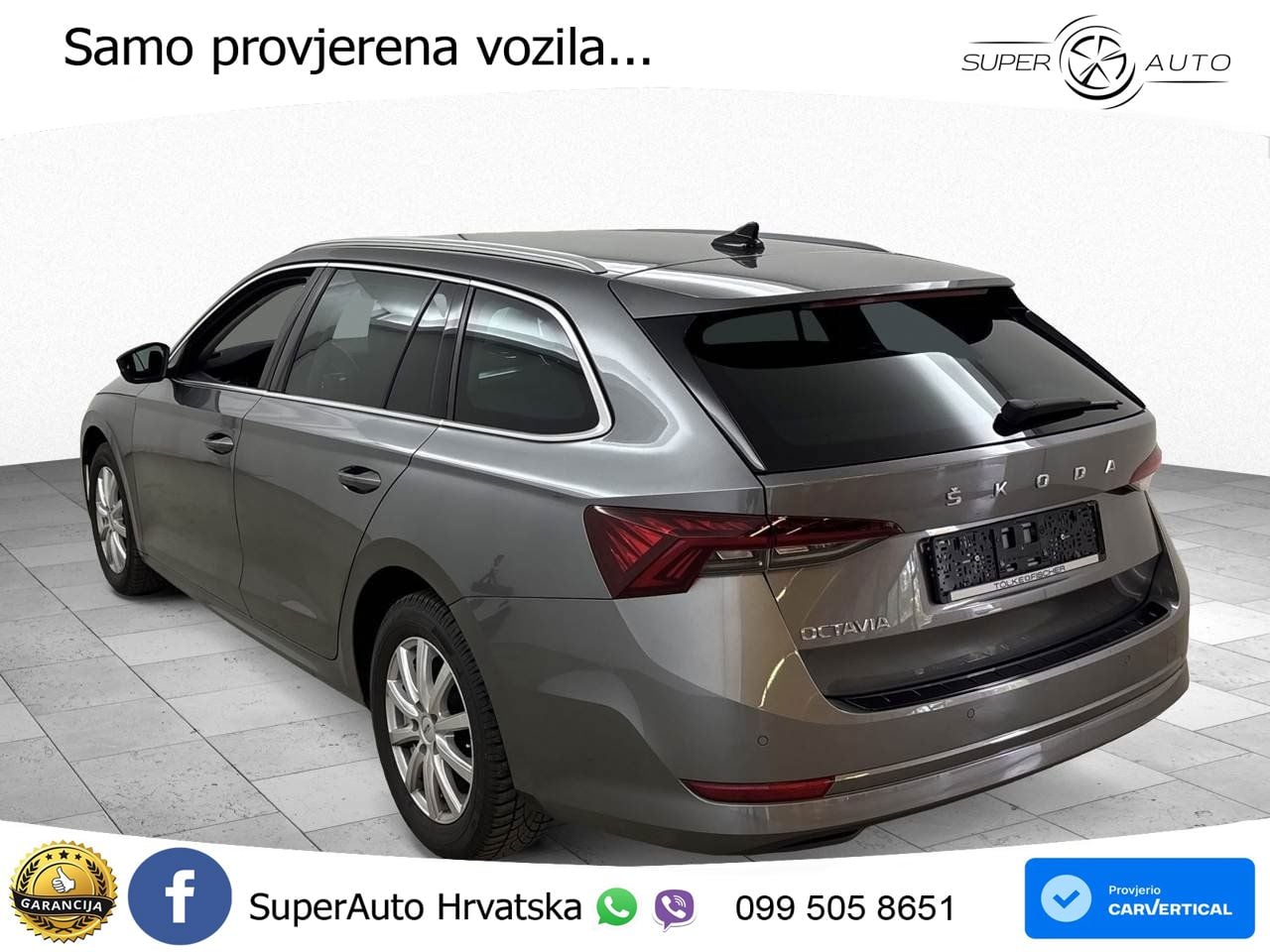 Škoda Octavia Combi 2.0 TDI (150 KS) DSG LED+GR SJED+ACC