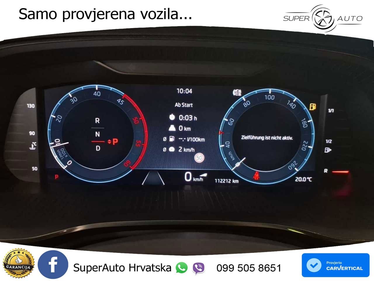 Škoda Octavia Combi 2.0 TDI (150 KS) DSG LED+GR SJED+ACC