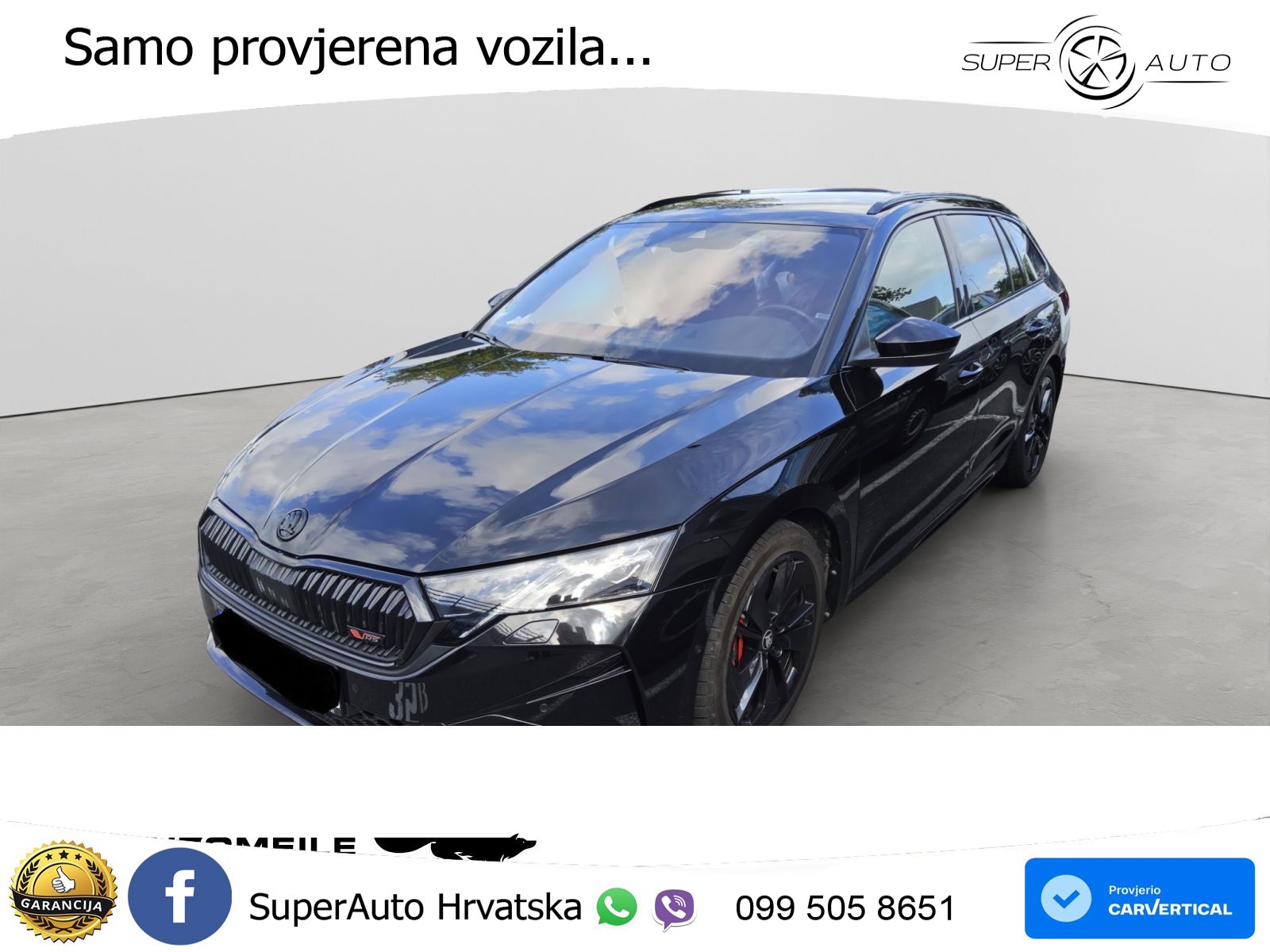 Škoda Octavia Combi RS 2.0 TSI (265 KS) DSG LED+GR SJED+ACC