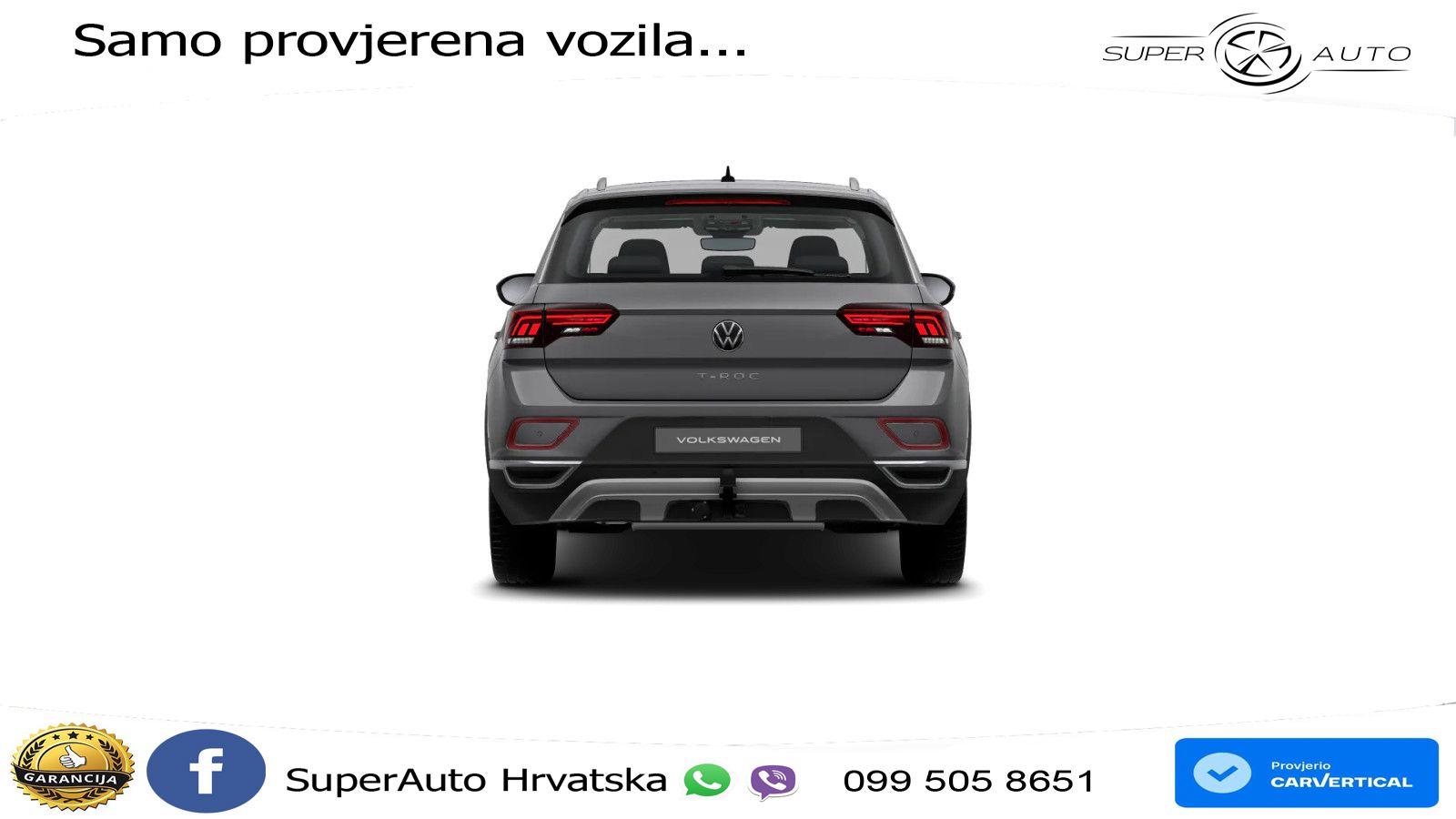 Volkswagen T-Roc 1.5 TSI (150 KS) DSG LED+GR SJED+ACC