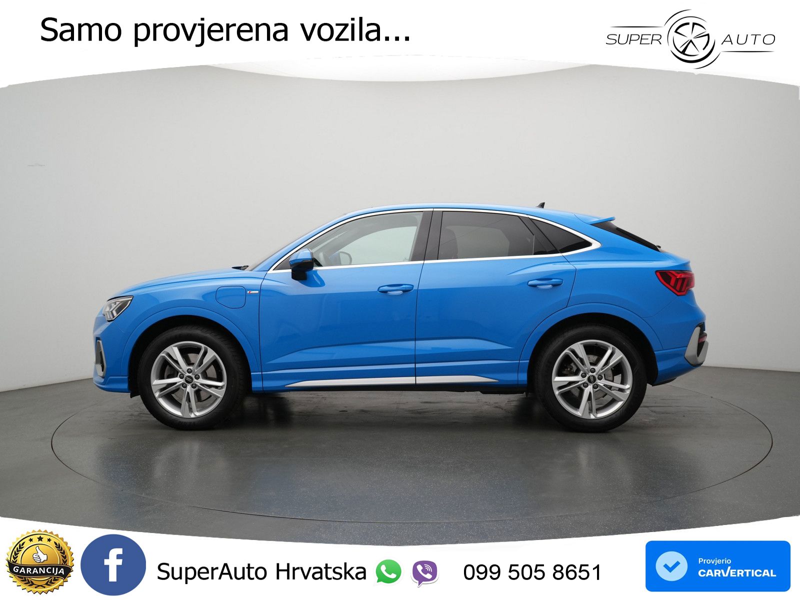 Audi Q3 Sportback 45 TFSIe (245 KS) S tronic S line MATRIX+GR SJED+KAM