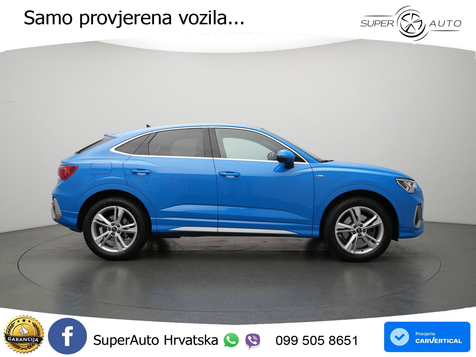Audi Q3 Sportback 45 TFSIe (245 KS) S tronic S line MATRIX+GR SJED+KAM
