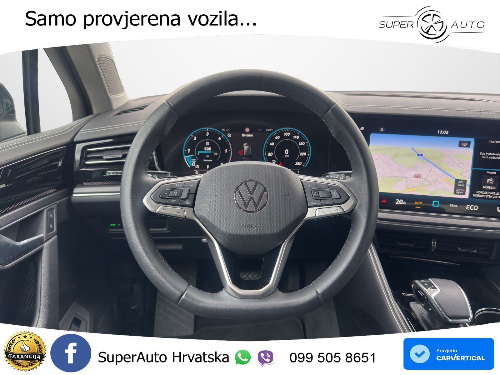 Volkswagen Touareg 3.0 V6 TDI (231 KS) 4MOTION Tiptronic ZRAČNI+ACC+GR SJED+KAM