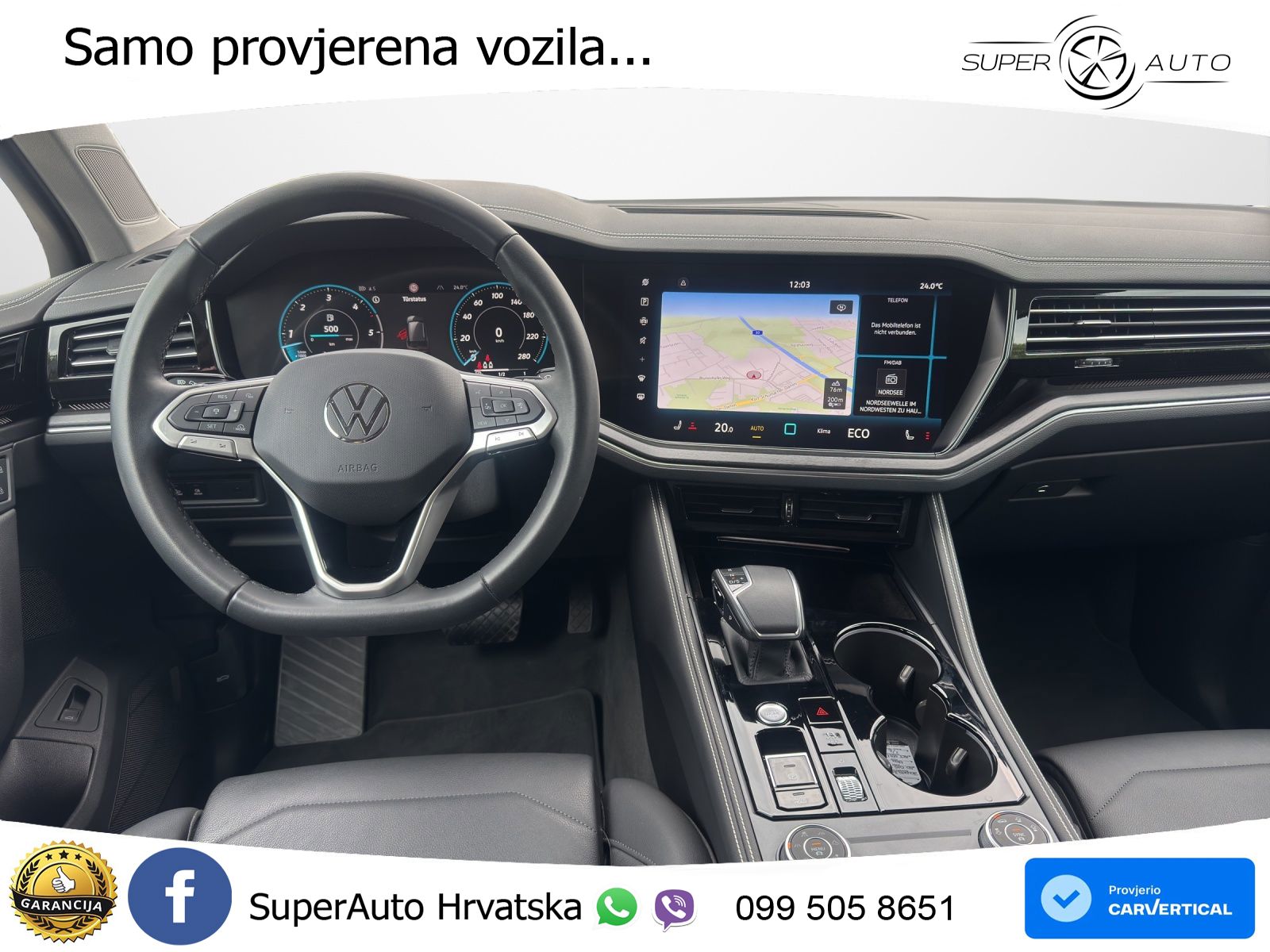 Volkswagen Touareg 3.0 V6 TDI (231 KS) 4MOTION Tiptronic ZRAČNI+ACC+GR SJED+KAM