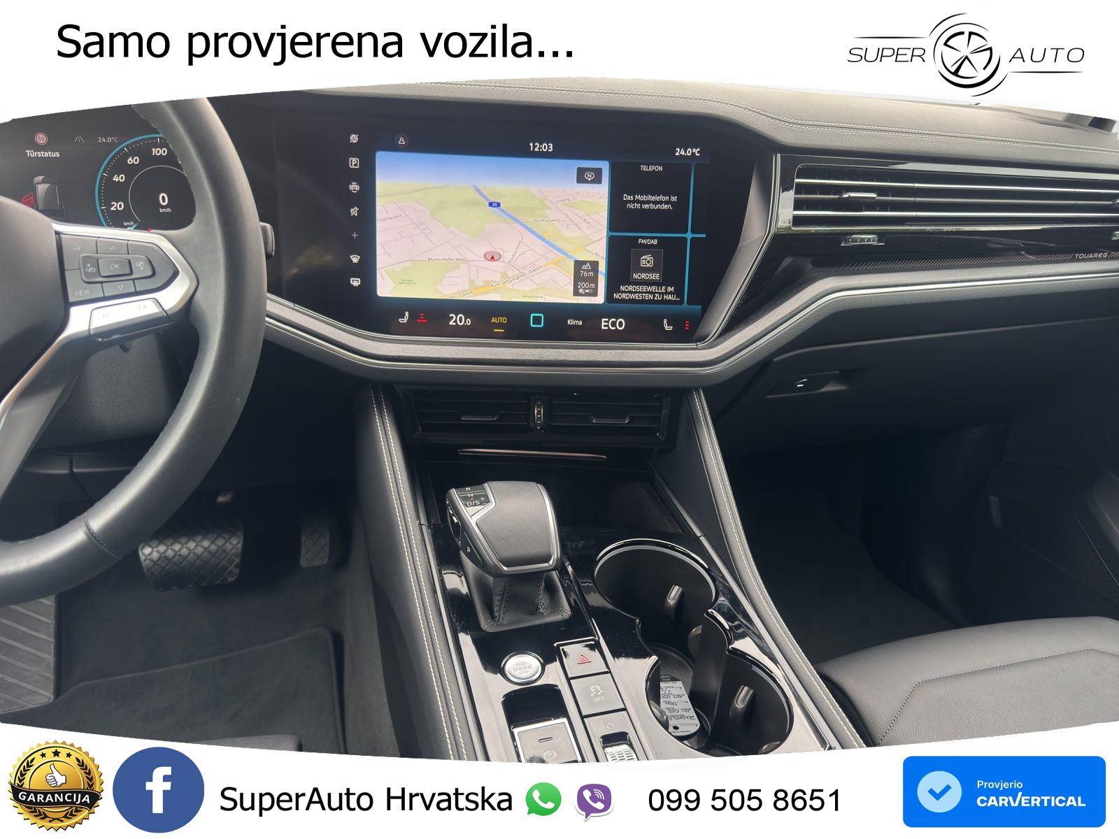 Volkswagen Touareg 3.0 V6 TDI (231 KS) 4MOTION Tiptronic ZRAČNI+ACC+GR SJED+KAM