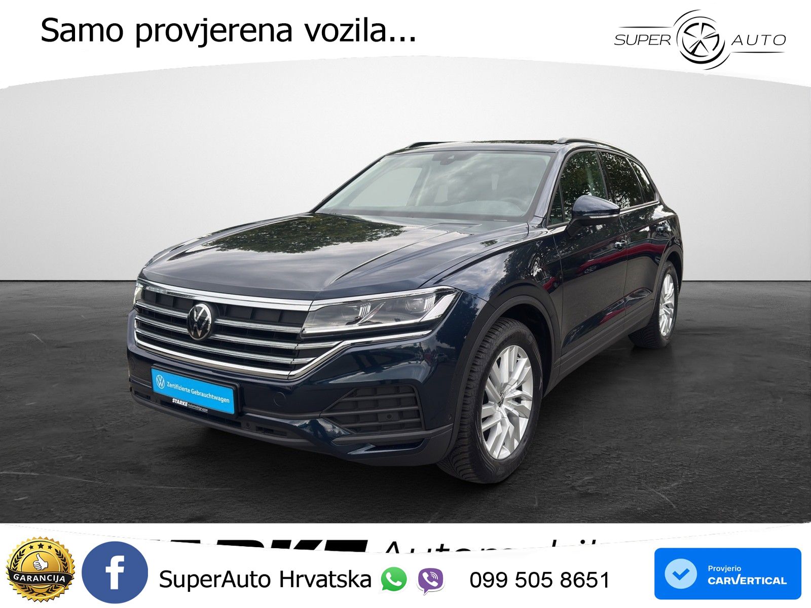 Volkswagen Touareg 3.0 V6 TDI (231 KS) 4MOTION Tiptronic ZRAČNI+ACC+GR SJED+KAM