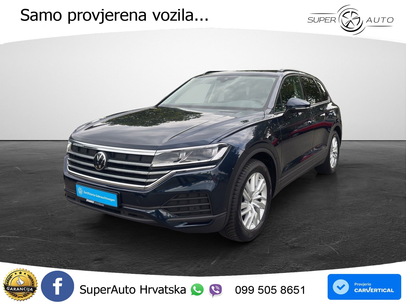 Volkswagen Touareg 3.0 V6 TDI (231 KS) 4MOTION Tiptronic ZRAČNI+ACC+GR SJED+KAM