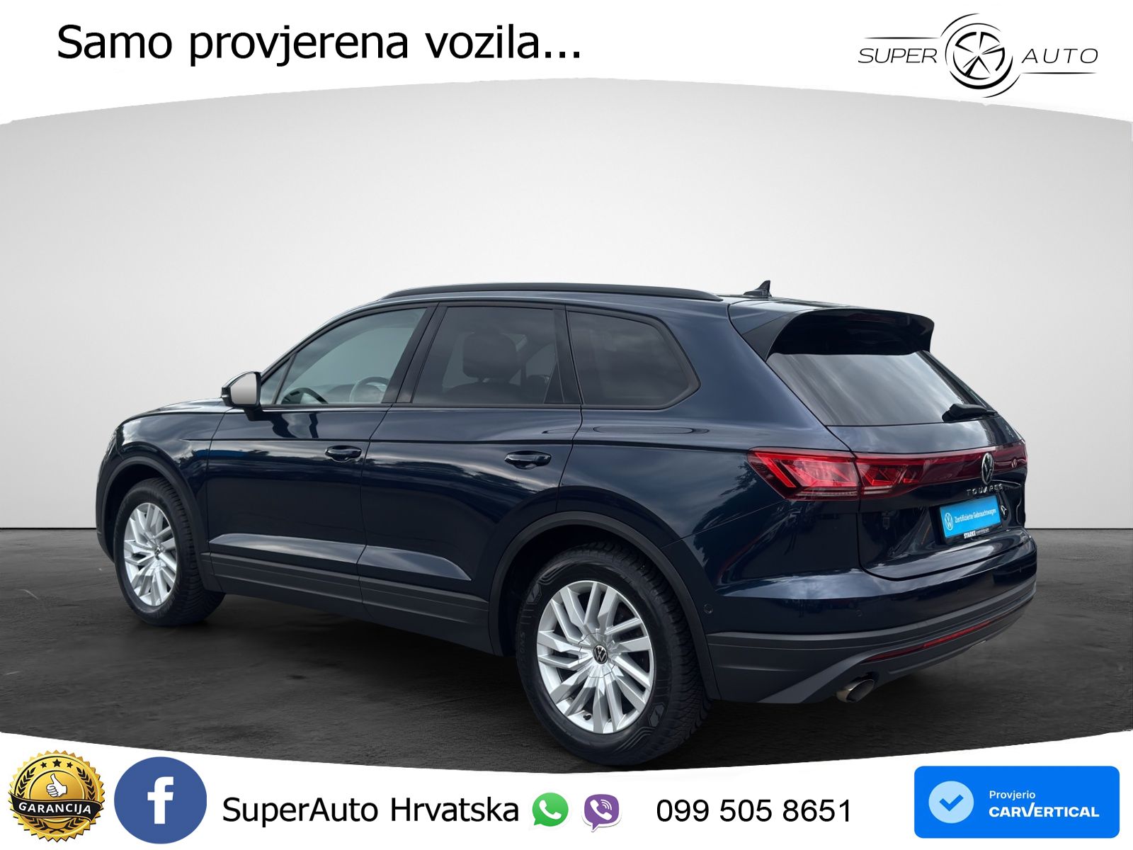 Volkswagen Touareg 3.0 V6 TDI (231 KS) 4MOTION Tiptronic ZRAČNI+ACC+GR SJED+KAM