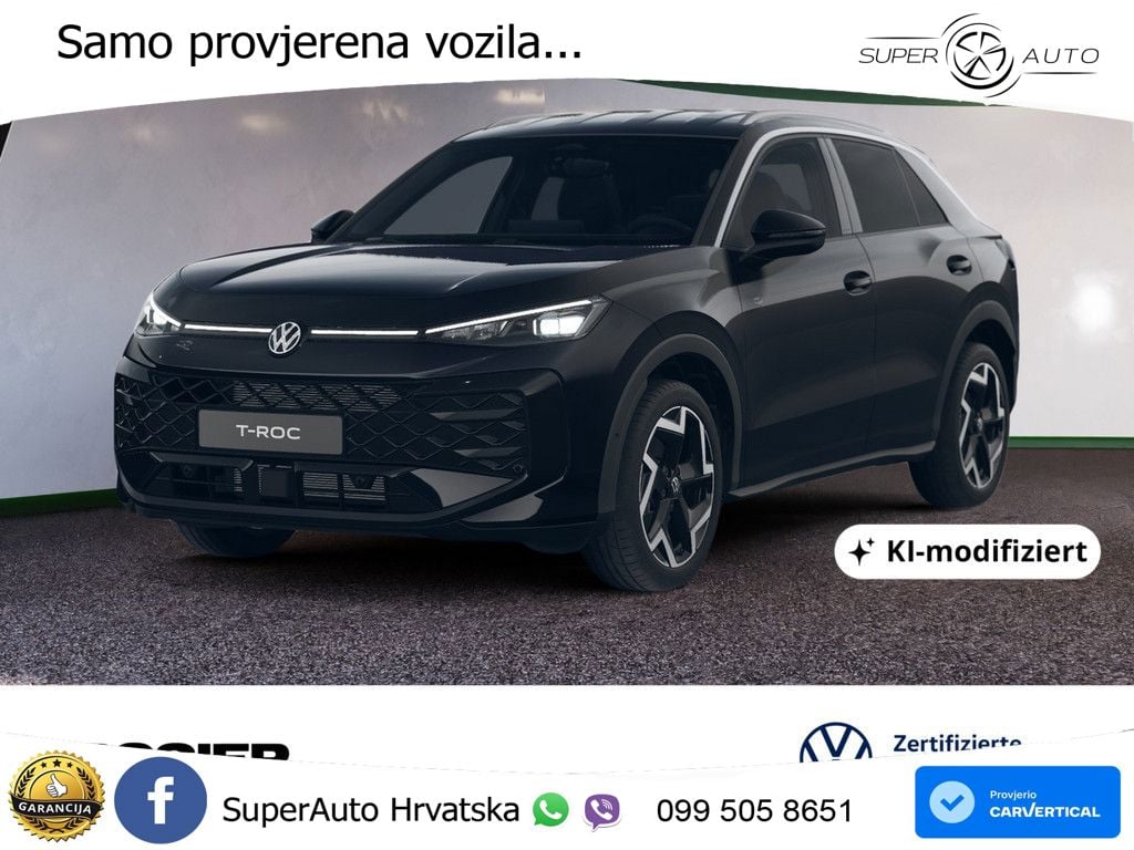 Volkswagen T-Roc 1.5 eTSI (150 KS)  DSG R-Line MATRIX+GR SJED+KAM