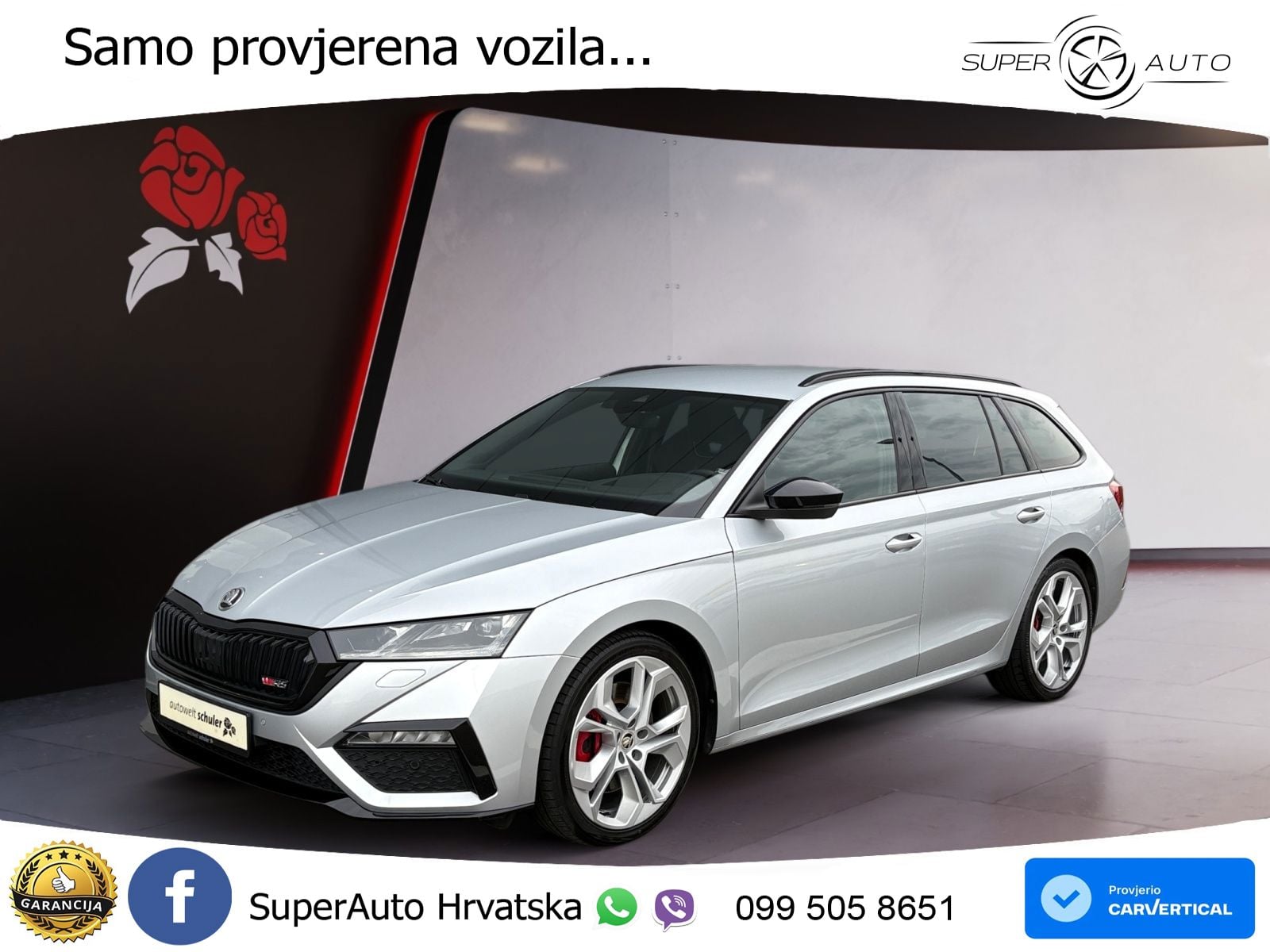 Škoda Octavia Combi RS 2.0 TSI (245 KS) DSG LED+GR SJED+ACC