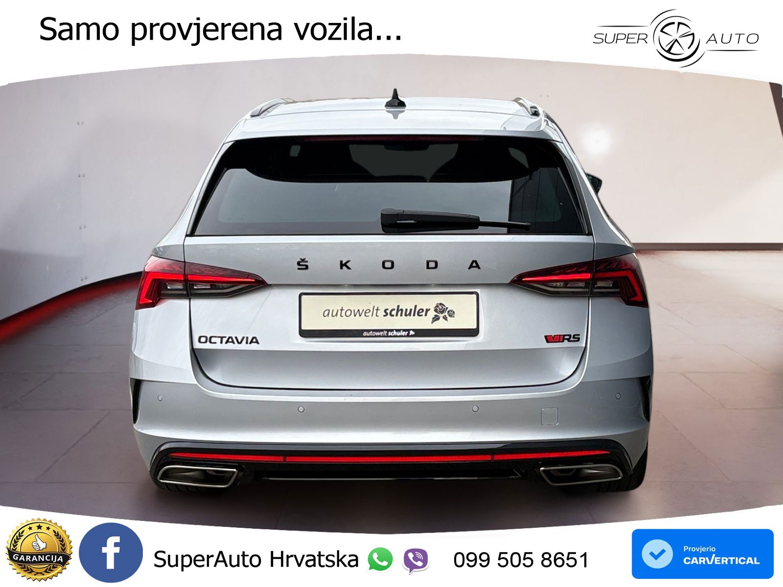 Škoda Octavia Combi RS 2.0 TSI (245 KS) DSG LED+GR SJED+ACC