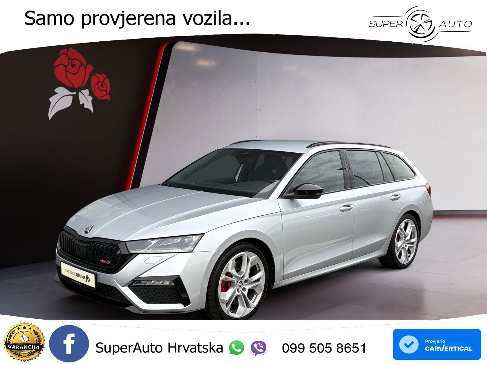 Škoda Octavia Combi RS 2.0 TSI (245 KS) DSG LED+GR SJED+ACC