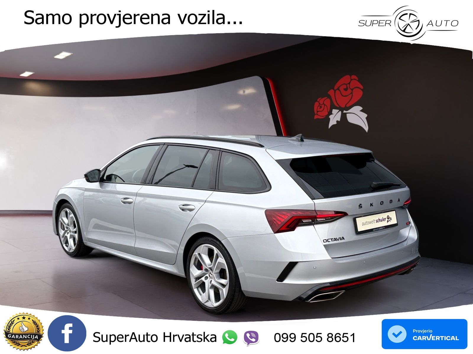 Škoda Octavia Combi RS 2.0 TSI (245 KS) DSG LED+GR SJED+ACC