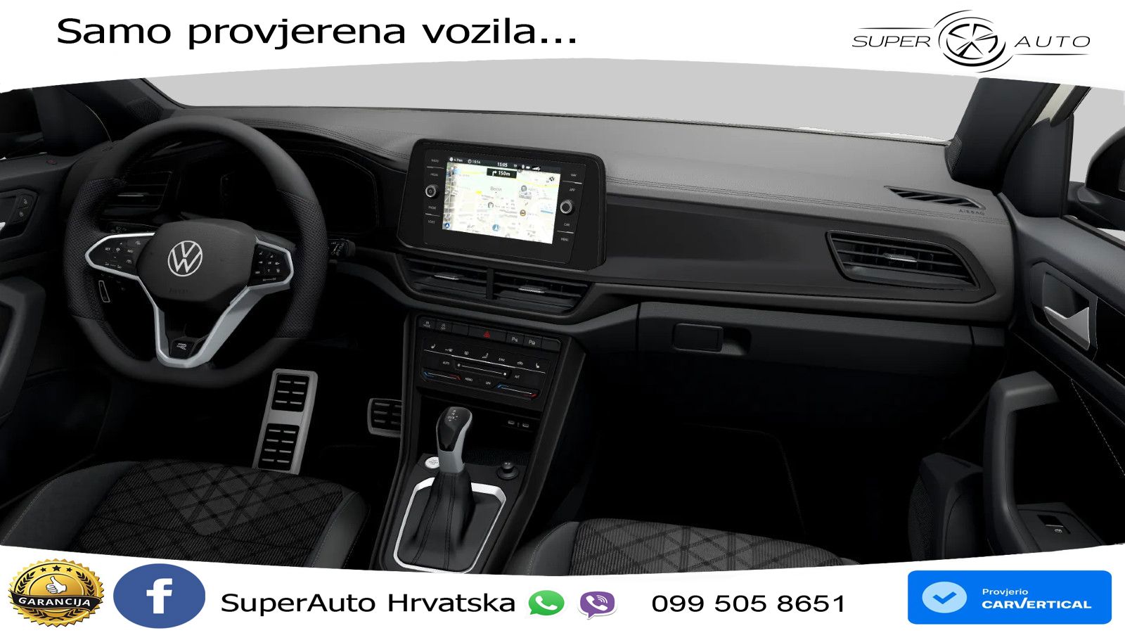 Volkswagen T-Roc 1.5 TSI (150 KS) DSG R-Line LED+GR SJED+ACC
