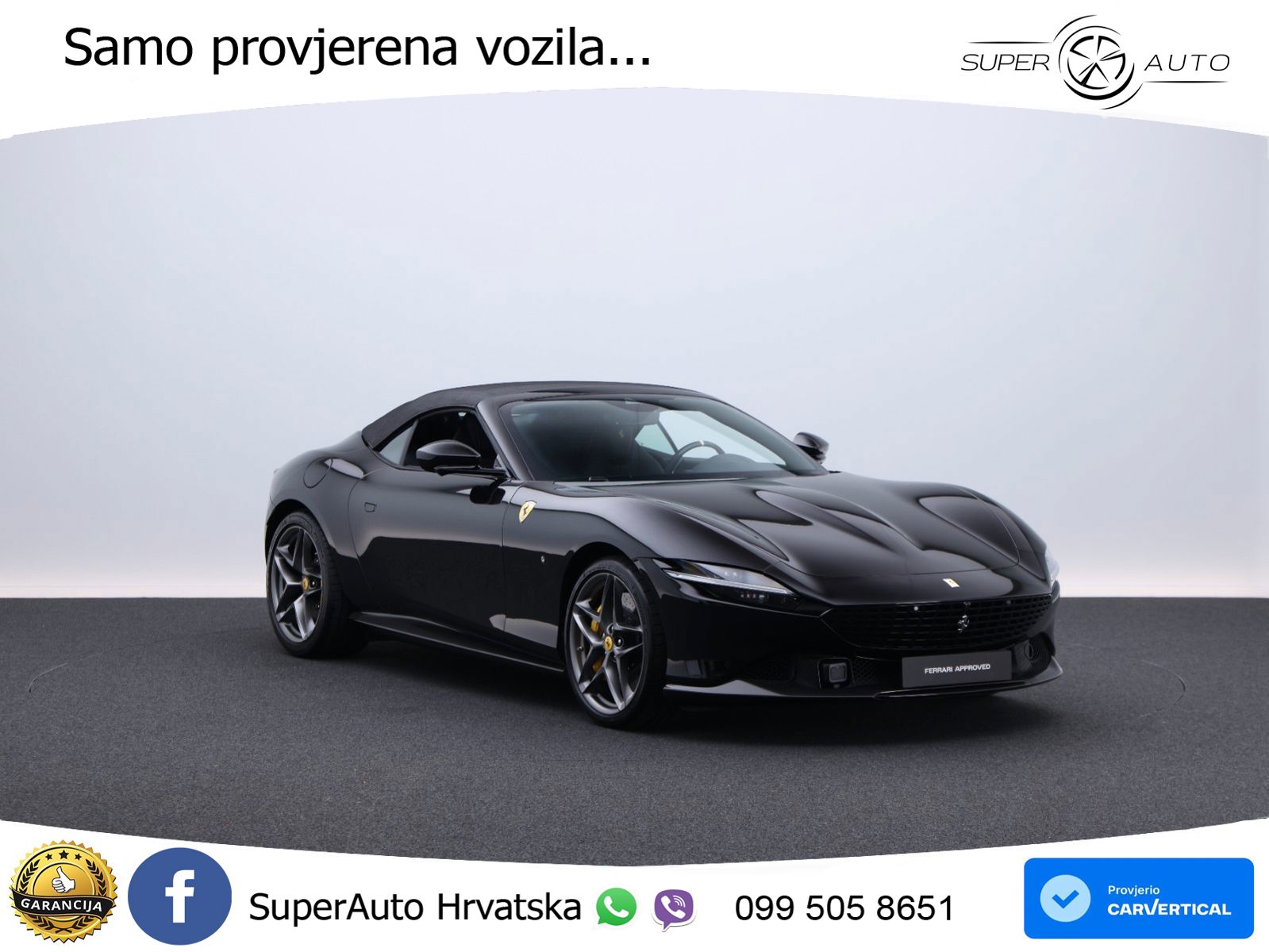 Ferrari Roma Spider 3.9 V8 (620 KS) F1 DCT LED+GR SJED+ACC