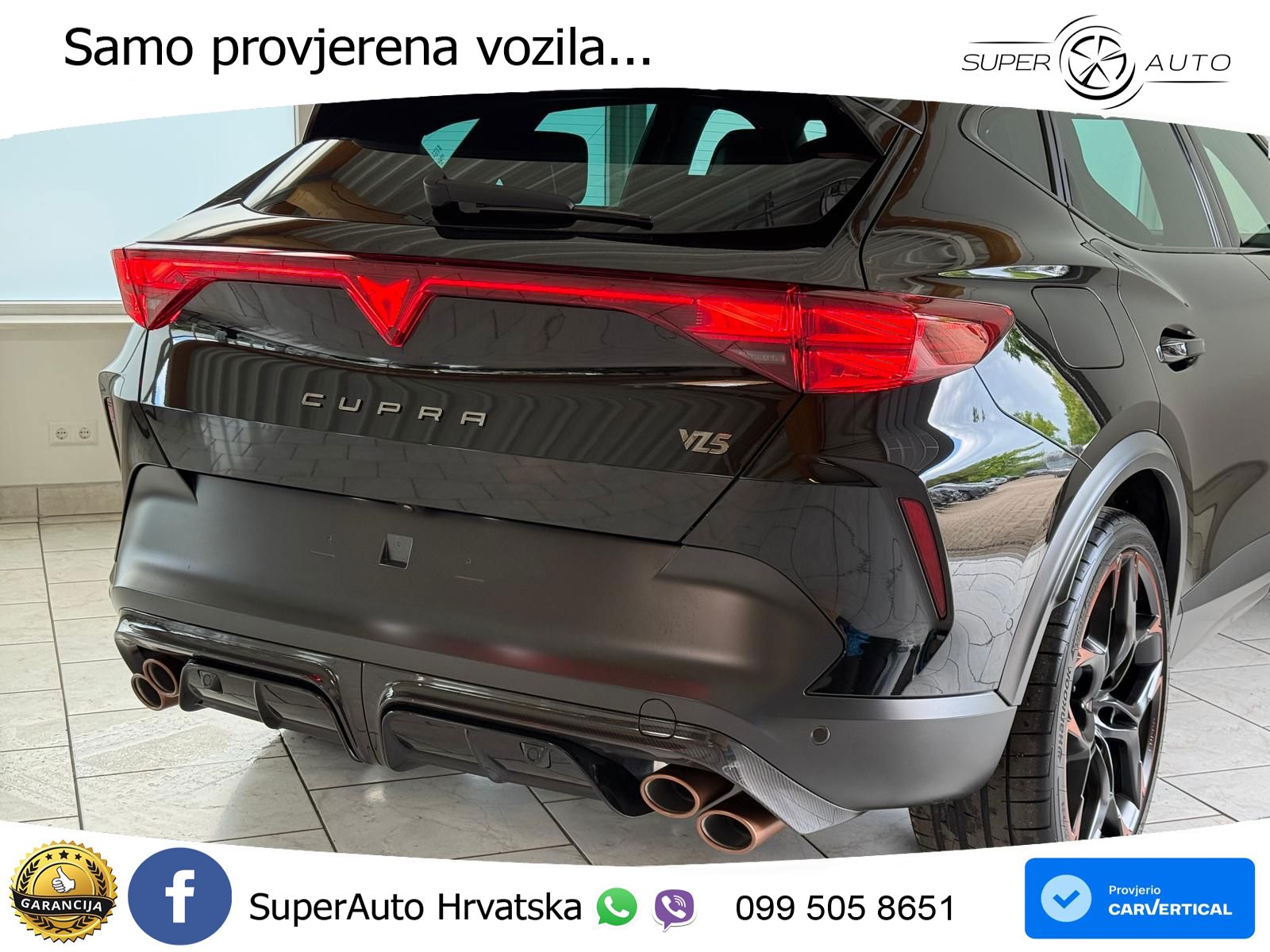 Cupra Formentor VZ5 2.5 TSI (390 KS) 4Drive DSG MATRIX+GR SJED+KAM