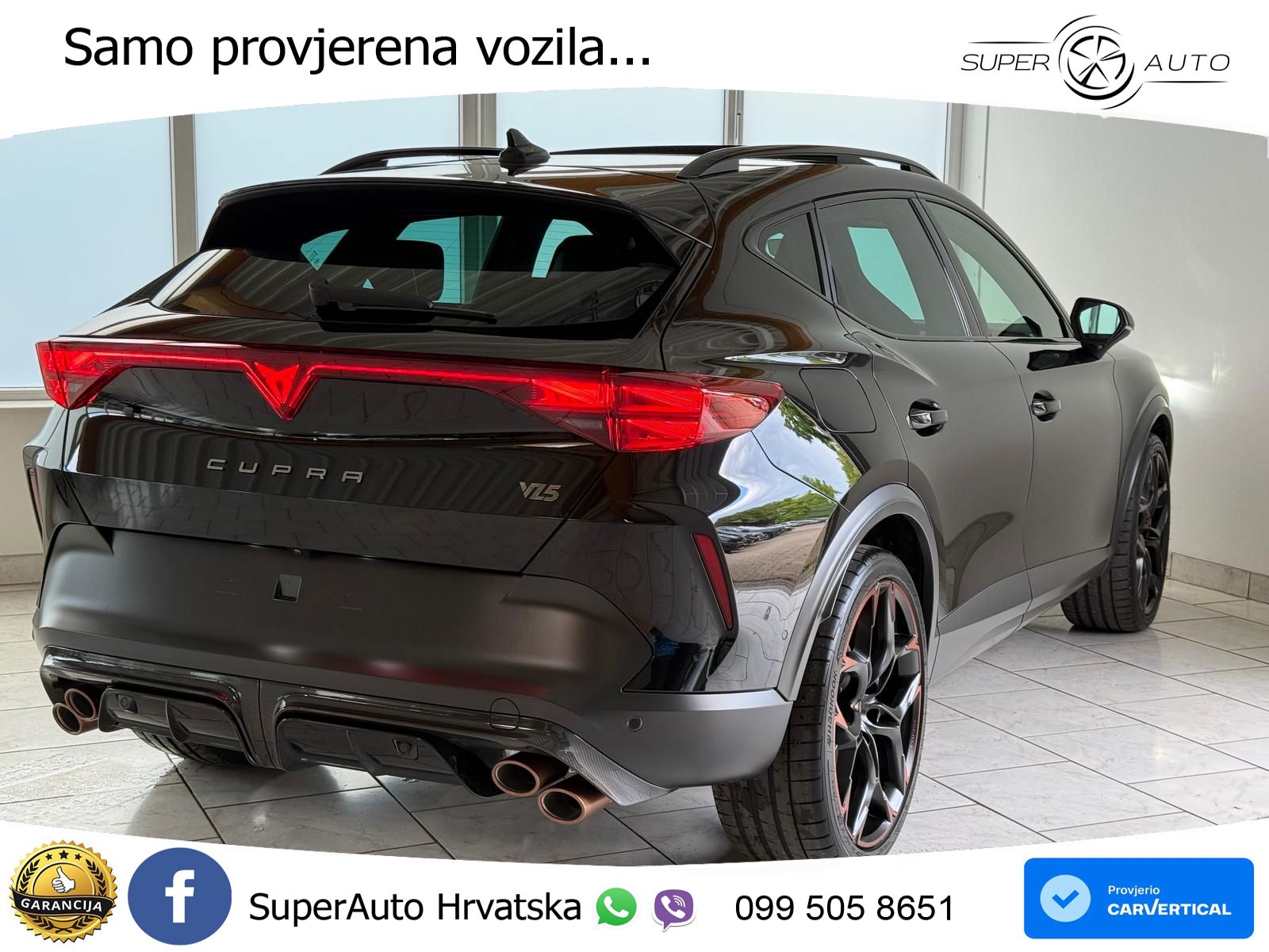 Cupra Formentor VZ5 2.5 TSI (390 KS) 4Drive DSG MATRIX+GR SJED+KAM