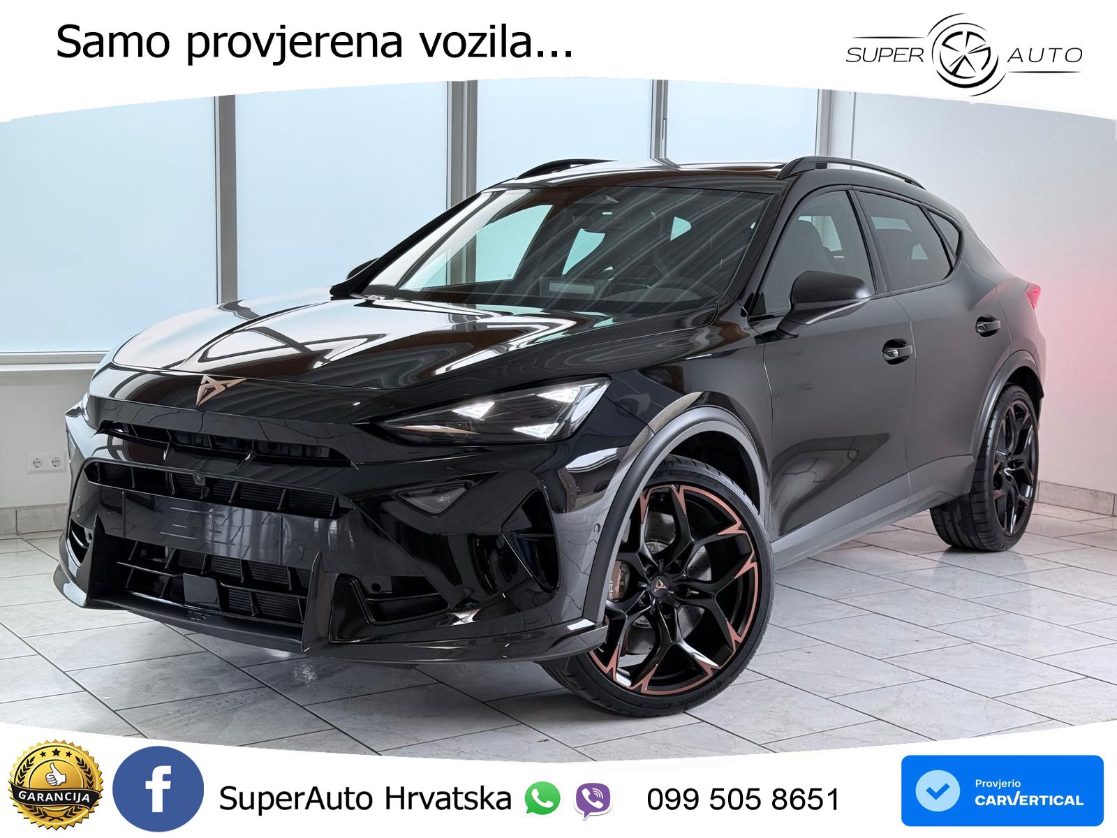 Cupra Formentor VZ5 2.5 TSI (390 KS) 4Drive DSG MATRIX+GR SJED+KAM