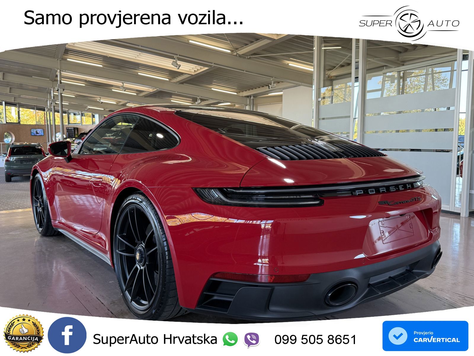 Porsche 911 Carrera GTS 3.0 (480 KS) PDK MATRIX+GR SJED+KAM