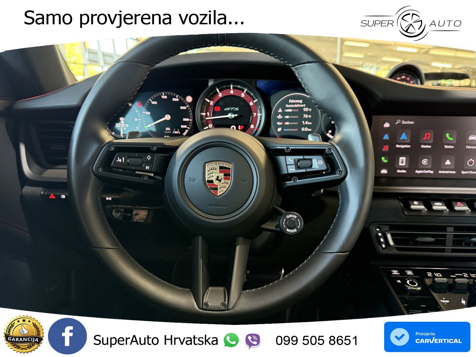 Porsche 911 Carrera GTS 3.0 (480 KS) PDK MATRIX+GR SJED+KAM