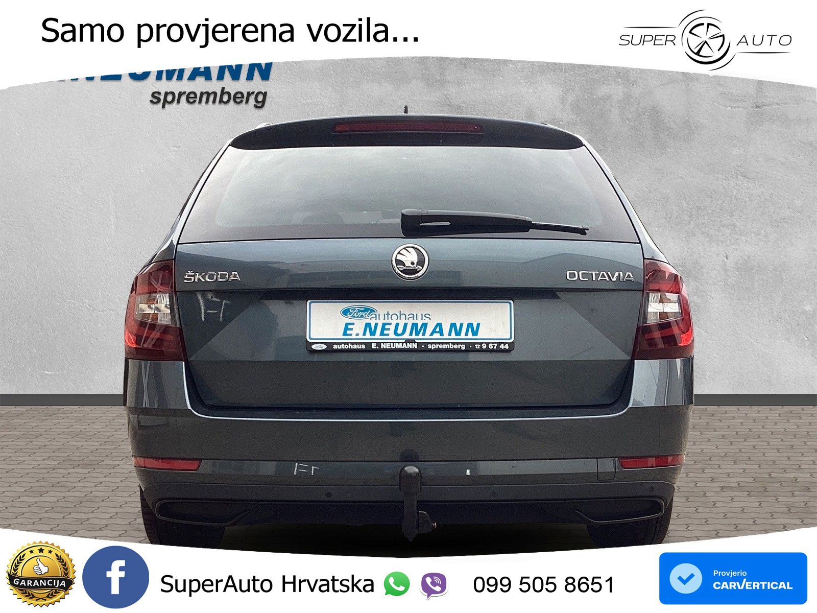 Škoda Octavia Combi 2.0 TDI (150 KS) DSG LED+GR SJED+ACC