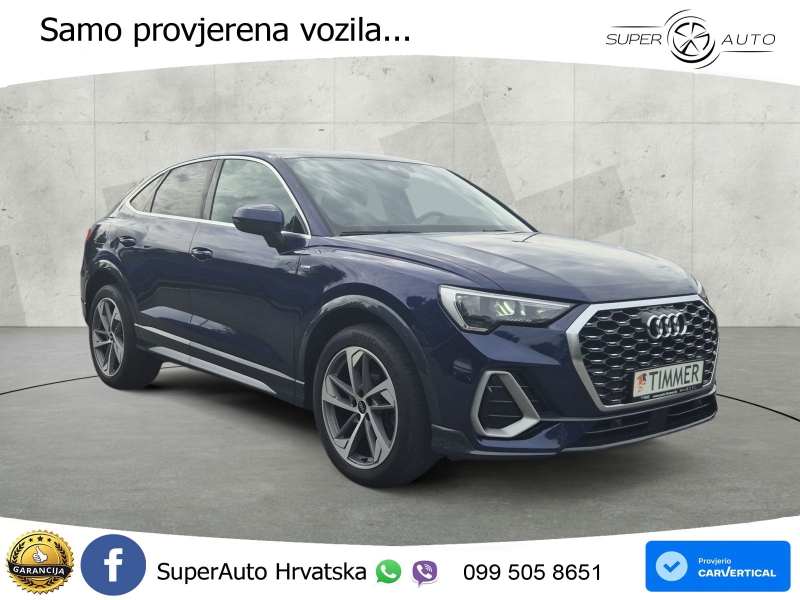 Audi Q3 II Sportback 35 TFSI (150 KS) S tronic S line