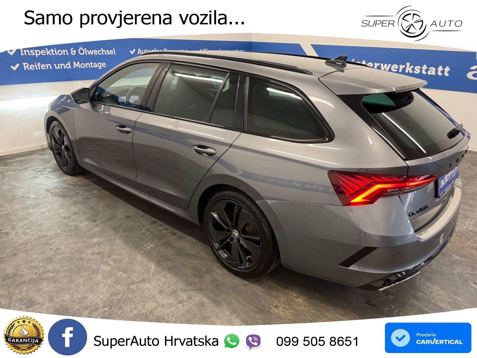 Škoda Octavia Combi RS 2.0 TDI (200 KS) DSG LED+GR SJED+ACC