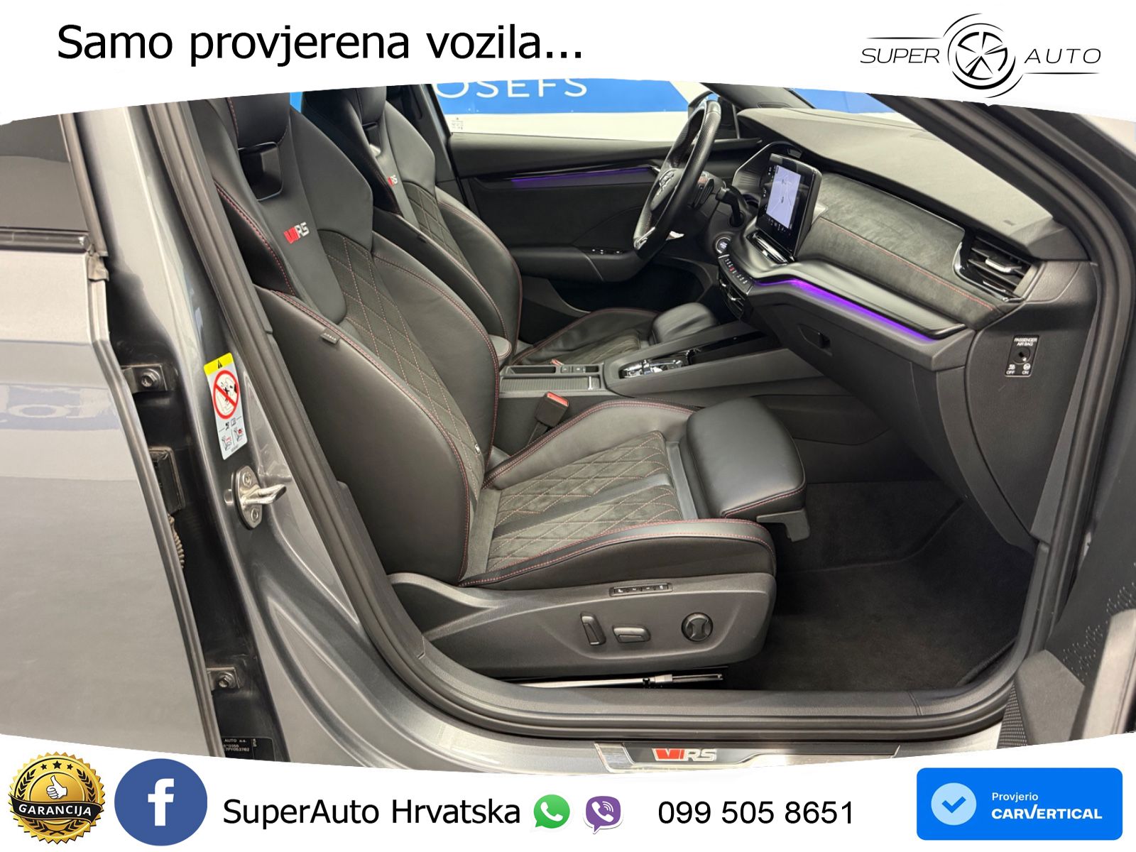 Škoda Octavia Combi RS 2.0 TDI (200 KS) DSG LED+GR SJED+ACC
