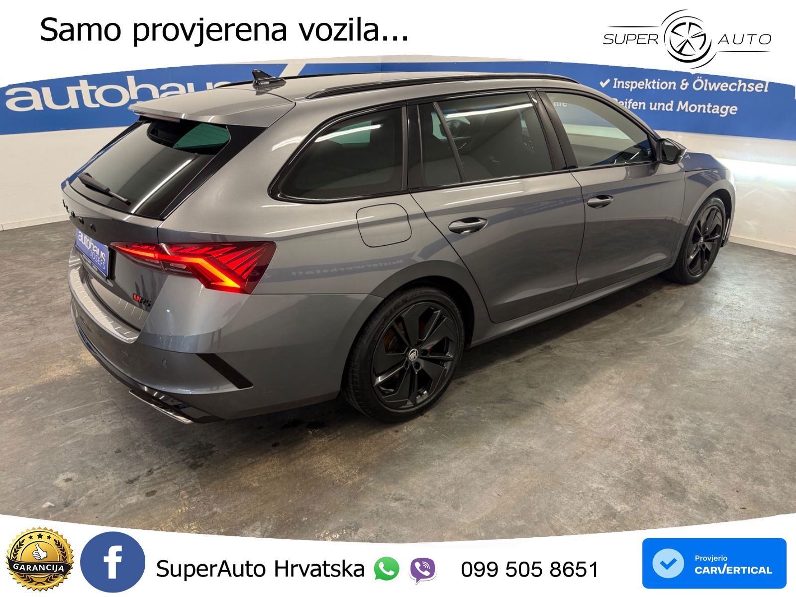 Škoda Octavia Combi RS 2.0 TDI (200 KS) DSG LED+GR SJED+ACC