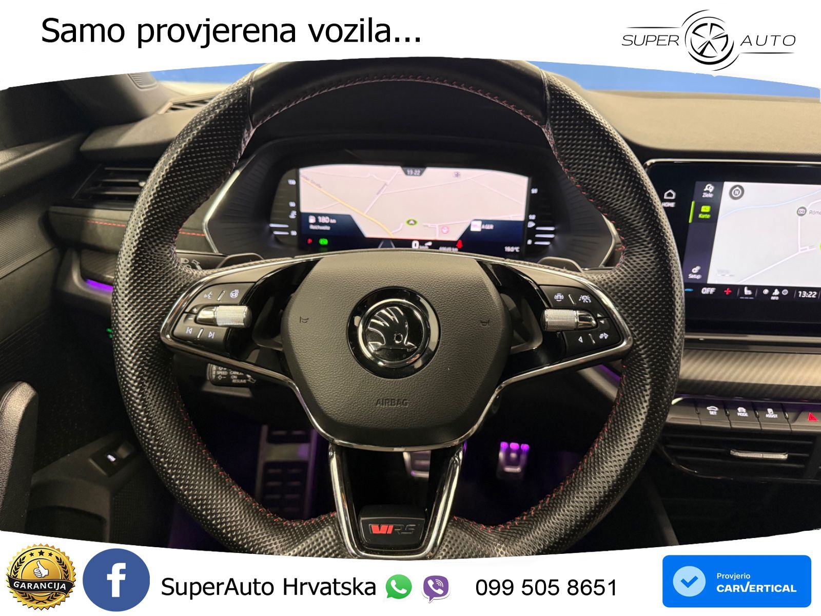 Škoda Octavia Combi RS 2.0 TDI (200 KS) DSG LED+GR SJED+ACC