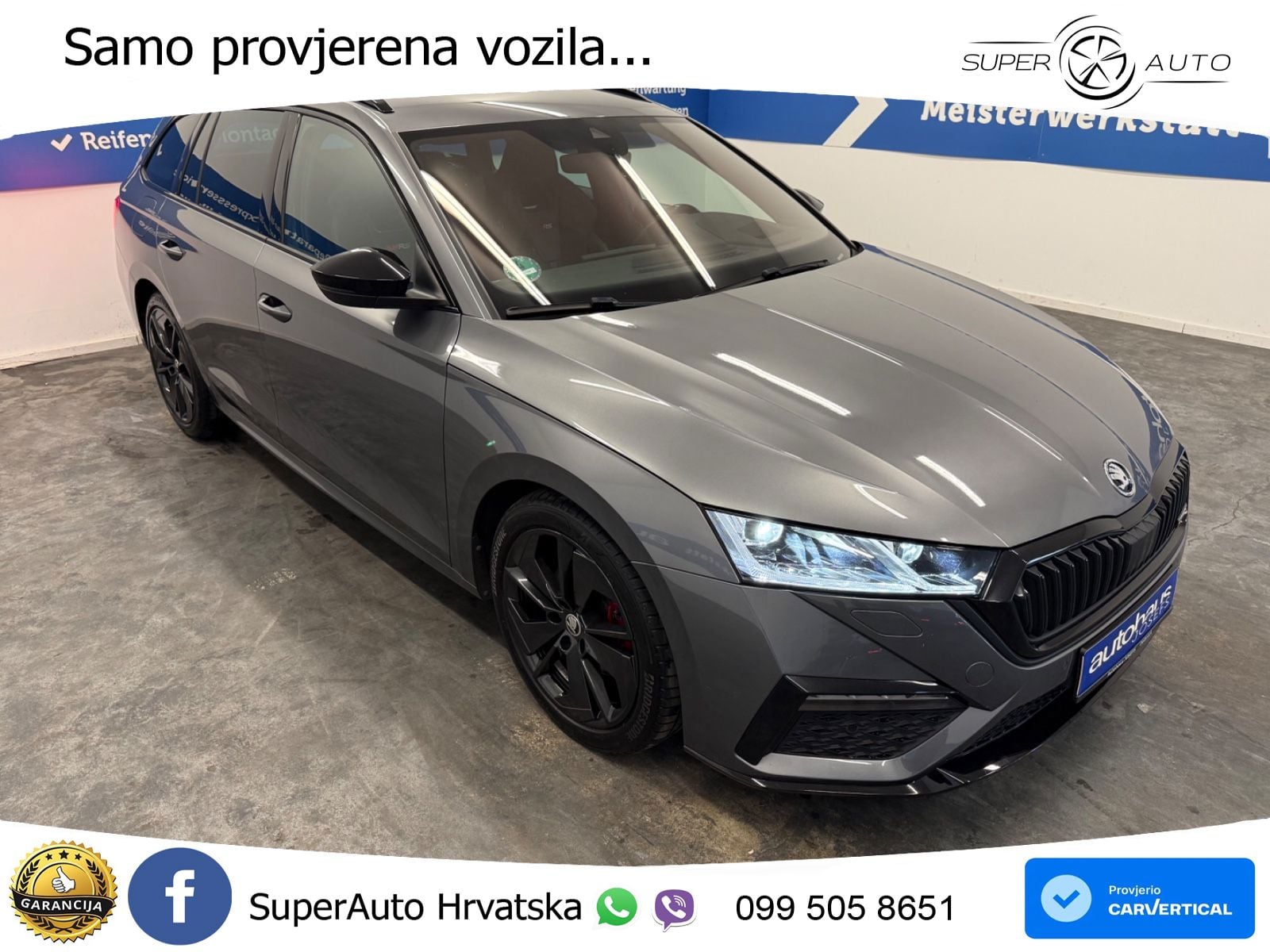 Škoda Octavia Combi RS 2.0 TDI (200 KS) DSG LED+GR SJED+ACC