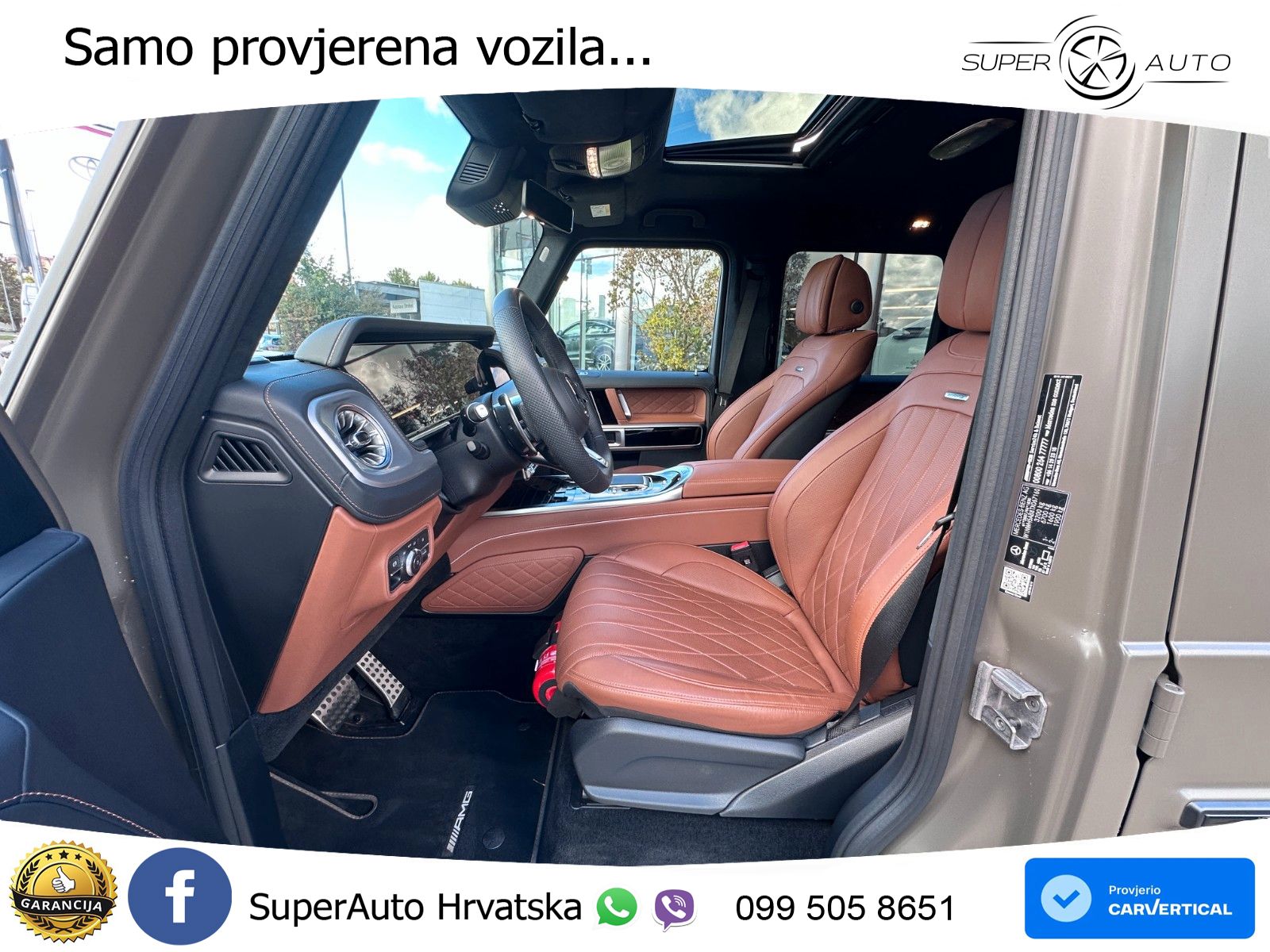 Mercedes AMG G 63 Long V8 (585 KS) 4MATIC 9G-TRONIC AMG SPEEDSHIFT TCT Manufaktur LED+GR SJED+ACC