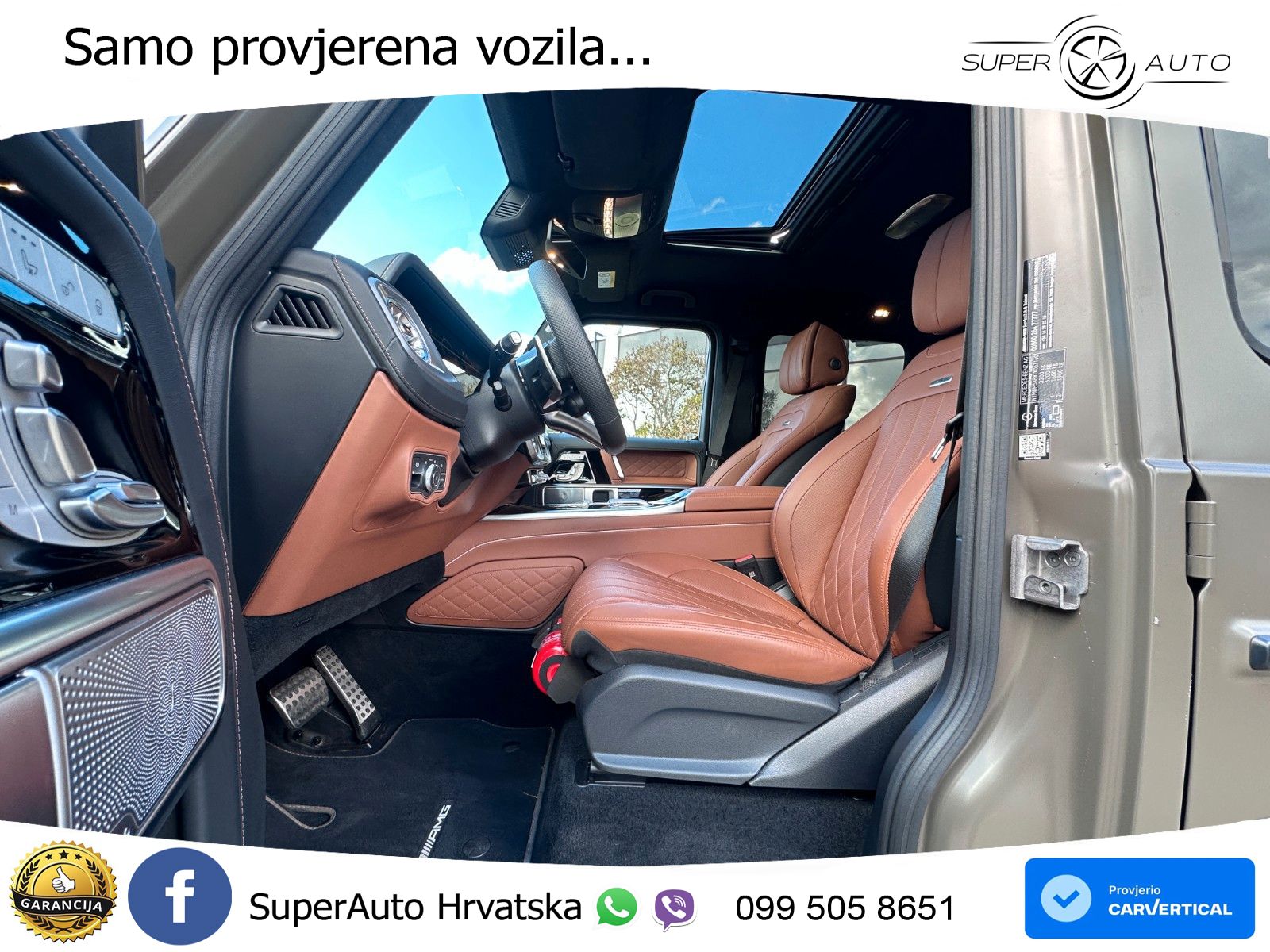 Mercedes AMG G 63 Long V8 (585 KS) 4MATIC 9G-TRONIC AMG SPEEDSHIFT TCT Manufaktur LED+GR SJED+ACC
