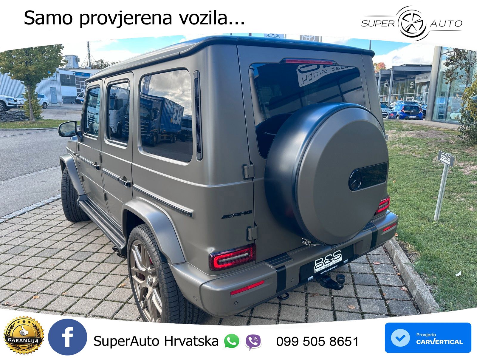 Mercedes AMG G 63 Long V8 (585 KS) 4MATIC 9G-TRONIC AMG SPEEDSHIFT TCT Manufaktur LED+GR SJED+ACC
