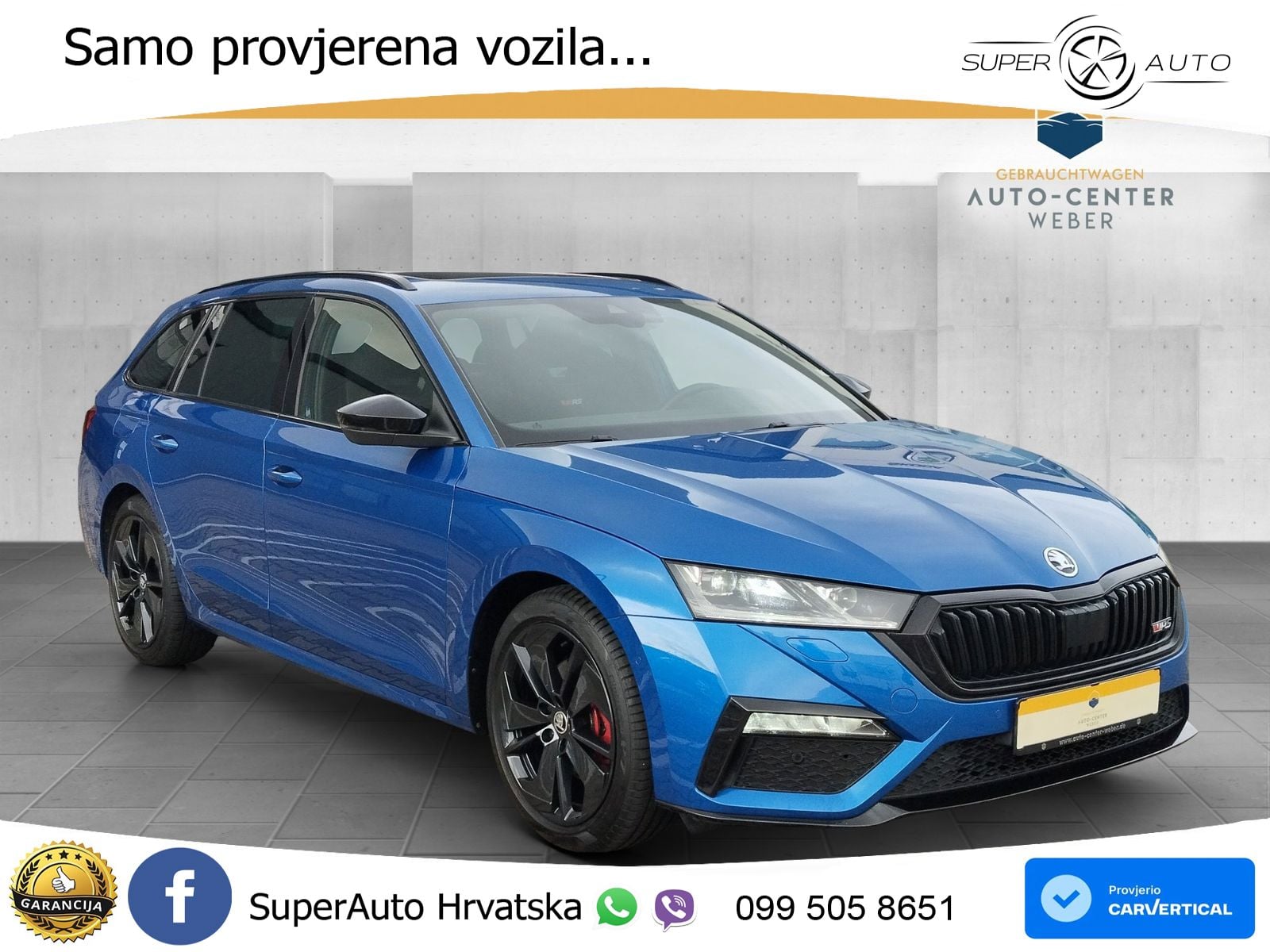 Škoda Octavia Combi RS 2.0 TDI (200 KS) DSG LED+GR SJED+ACC