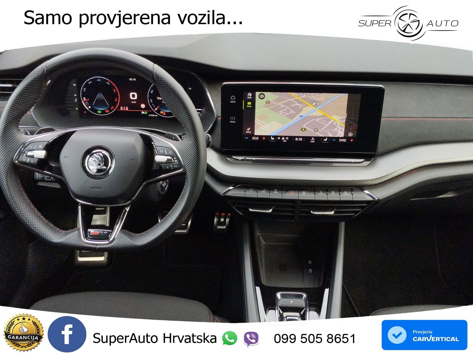 Škoda Octavia Combi RS 2.0 TDI (200 KS) DSG LED+GR SJED+ACC