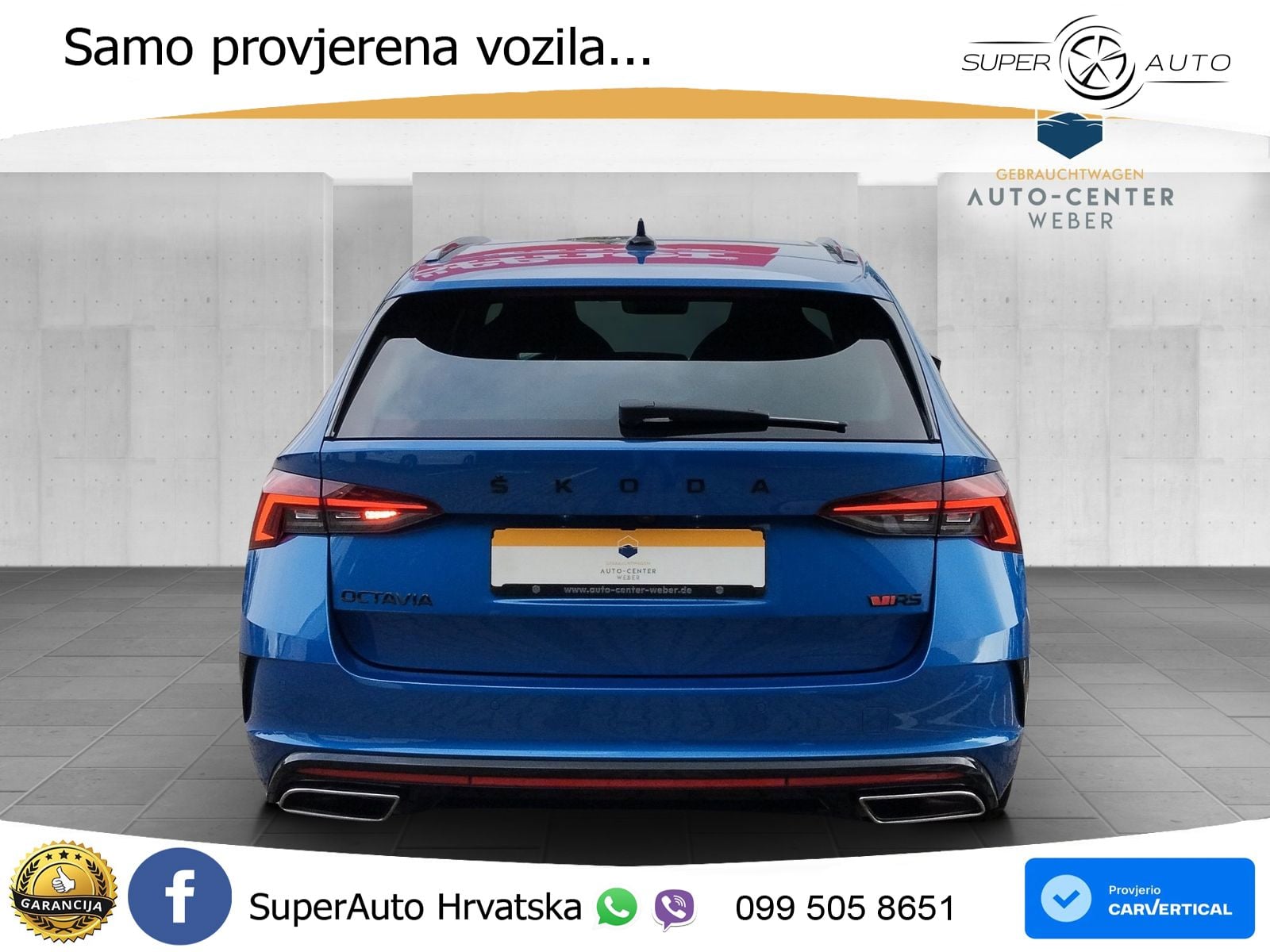 Škoda Octavia Combi RS 2.0 TDI (200 KS) DSG LED+GR SJED+ACC
