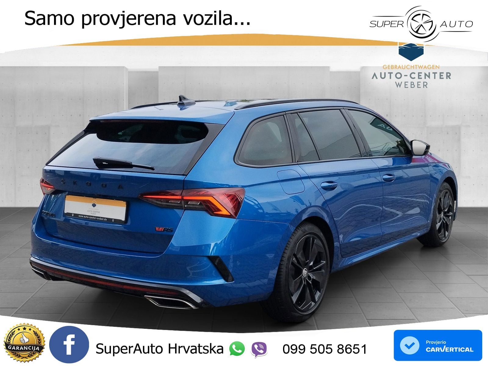 Škoda Octavia Combi RS 2.0 TDI (200 KS) DSG LED+GR SJED+ACC