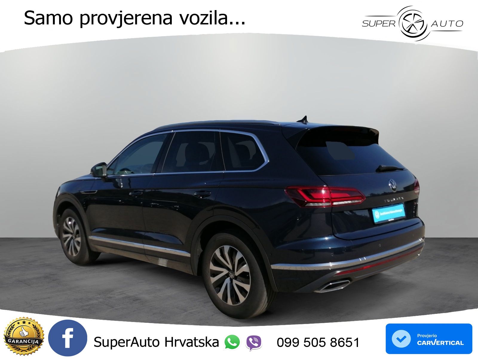 Volkswagen Touareg 3.0 V6 TDI (286 KS) 4MOTION Tiptronic ZRAČNI+ACC+4xGR SJED+KAM
