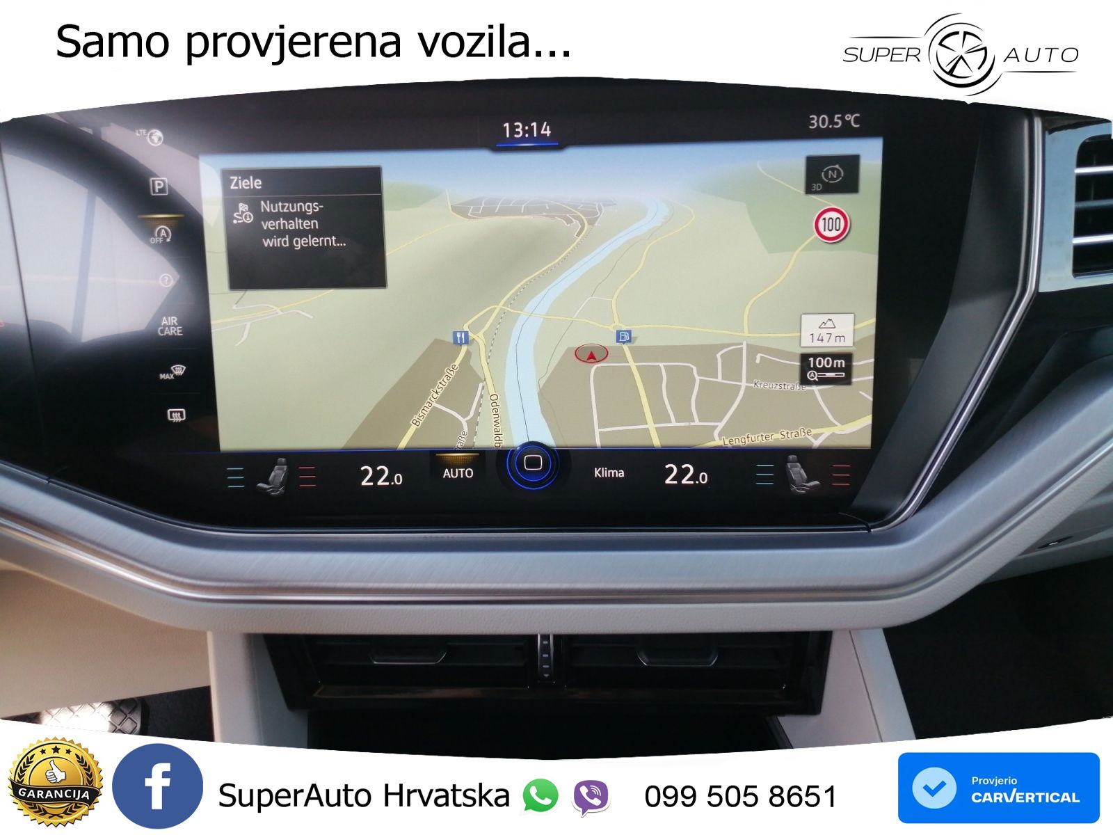 Volkswagen Touareg 3.0 V6 TDI (286 KS) 4MOTION Tiptronic ZRAČNI+ACC+4xGR SJED+KAM