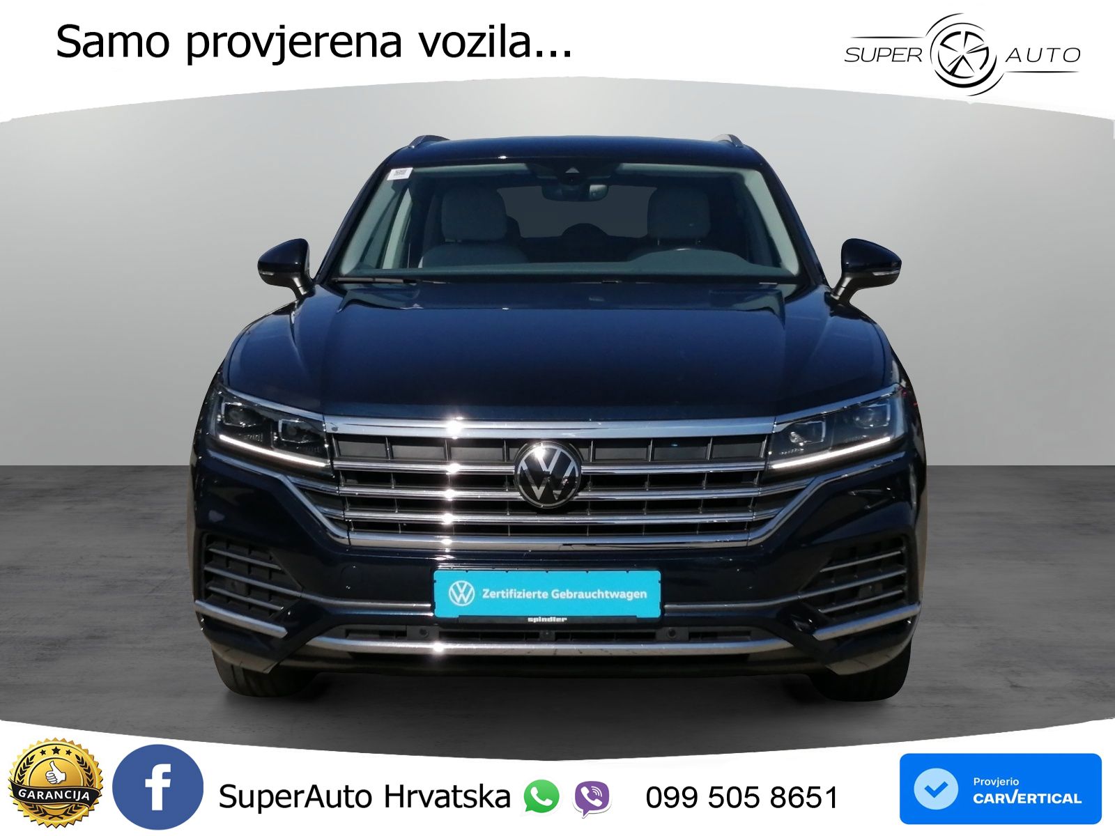 Volkswagen Touareg 3.0 V6 TDI (286 KS) 4MOTION Tiptronic ZRAČNI+ACC+4xGR SJED+KAM