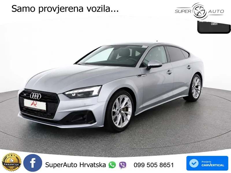 Audi A5 Sportback  40 TFSI (204 KS) quattro S tronic S line MATRIX+GR SJED+KAM