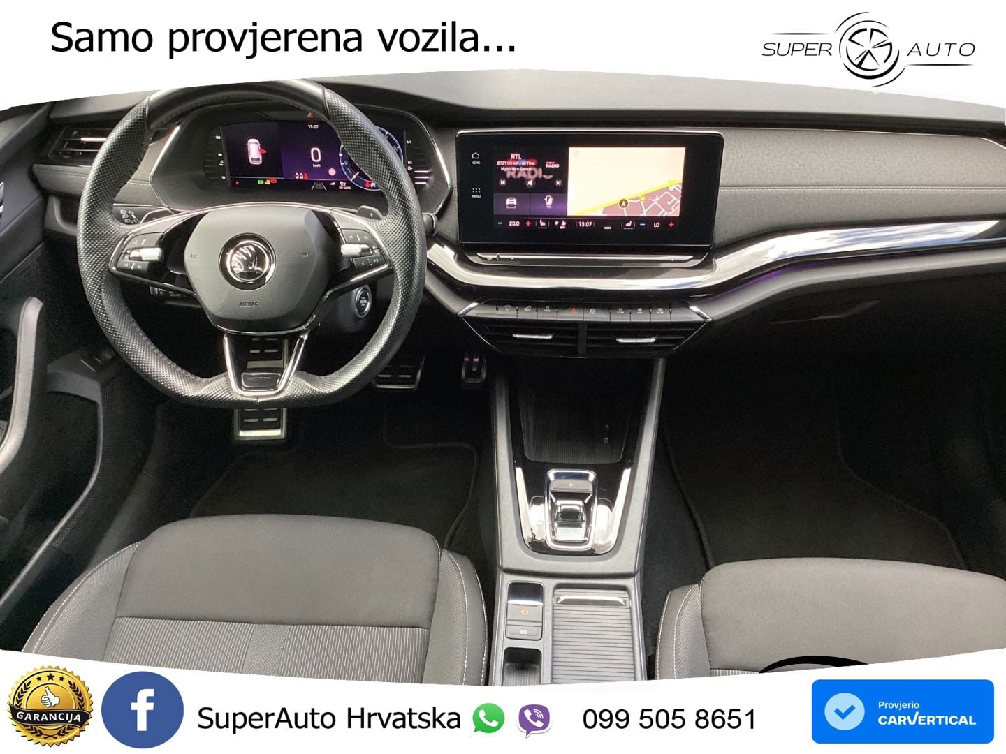 Škoda Octavia Combi 2.0 TDI (150 KS) DSG SportLine MATRIX+GR SJED+KAM
