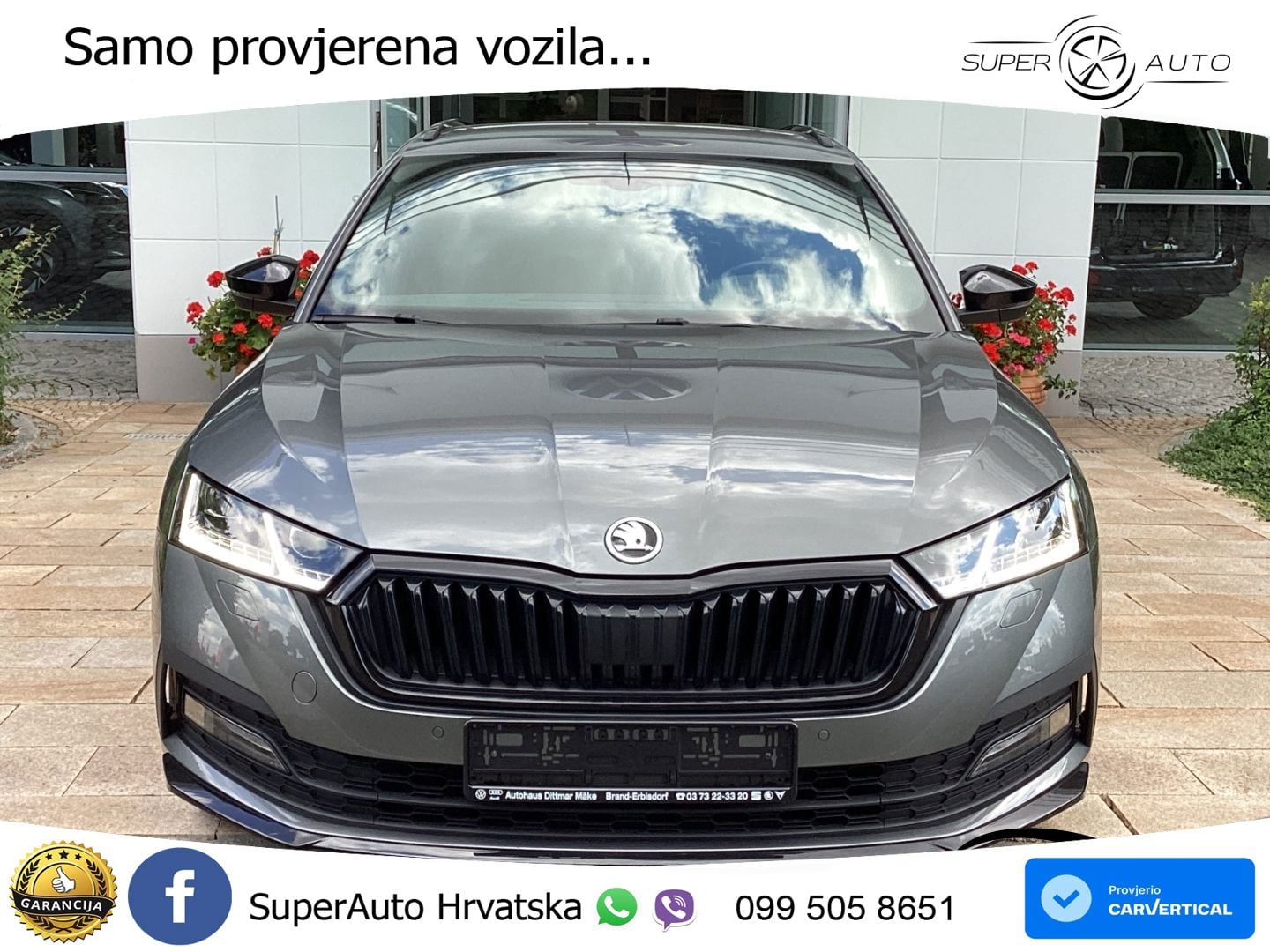Škoda Octavia Combi 2.0 TDI (150 KS) DSG SportLine MATRIX+GR SJED+KAM